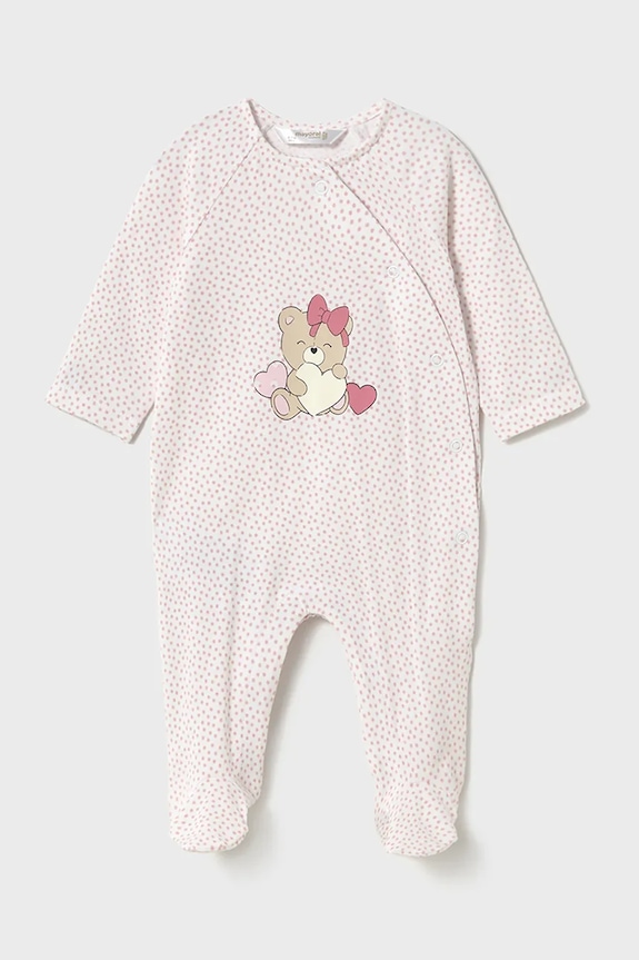 Mayoral Newborn pajacyk niemowlęcy Produkt niemowlęcy różowy 1755.2G.Newborn.PPYH