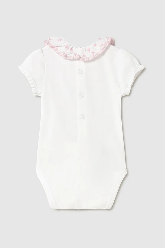 Mayoral Newborn body bawełniane niemowlęce 1757.2N.Newborn.PPYH różowy SS25