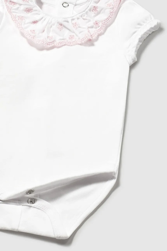 Dziewczynka Mayoral Newborn body bawełniane niemowlęce 1757.2N.Newborn.PPYH różowy