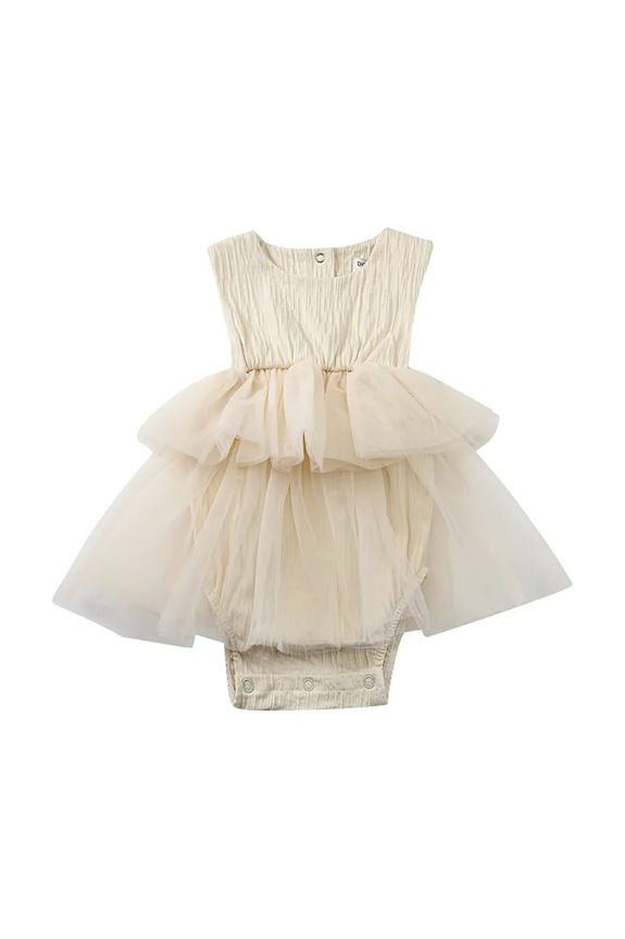 Donsje body niemowlęce Aamina Bodysuit 3035500 beżowy SS25