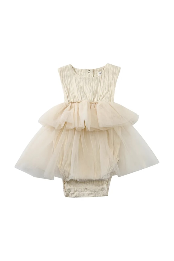 Donsje body niemowlęce Aamina Bodysuit 3035500 beżowy SS25