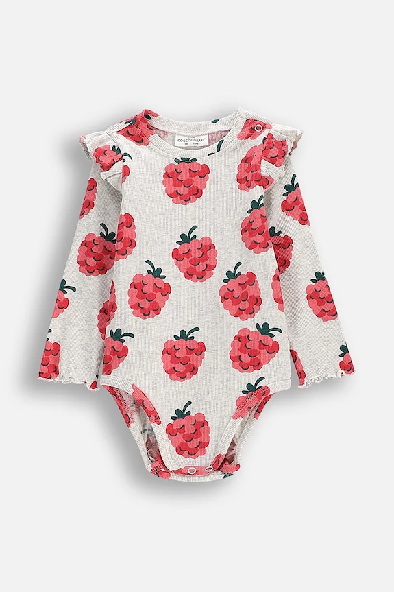 Coccodrillo body niemowlęce beżowy WC5112101MGN