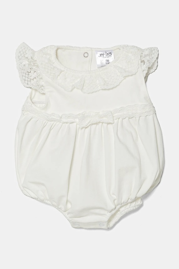 Jamiks body niemowlęce SOMI SOMI.Rampers.JLH134.G biały SS25