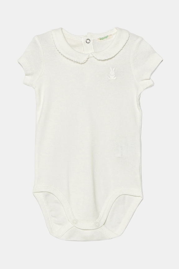 United Colors of Benetton body bawełniane niemowlęce Produkt niemowlęcy biały 3I9WAB00Q.W.Seasonal