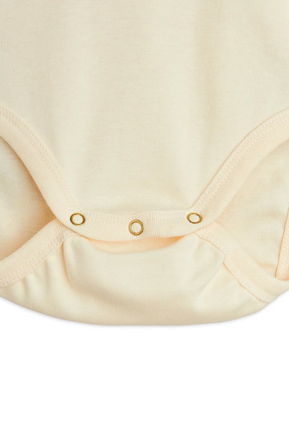 Mini Rodini pamut baba body Snake bézs 2514010911