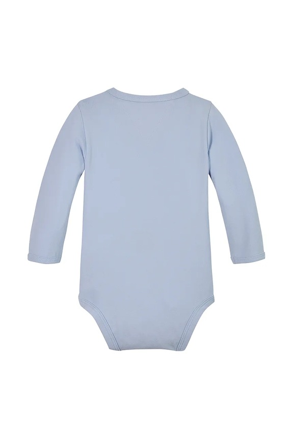 Pamučni bodi za bebe Tommy Hilfiger KN0KN01974.PPYA plava SS25