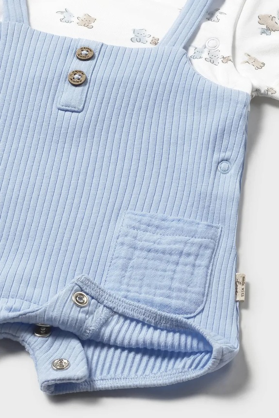 Chłopiec Mayoral Newborn rampers niemowlęcy 1616.1A.Newborn.PPYH niebieski