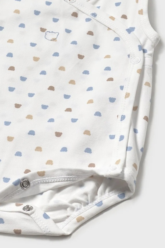 CHLAPEC Kojenecké body Mayoral Newborn 1702.1F.Newborn.PPYH bílá