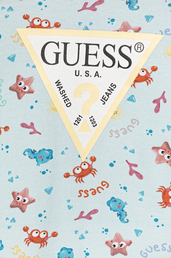 Chłopiec Guess rampers niemowlęcy H5GW00.K6YW1.PPYA niebieski