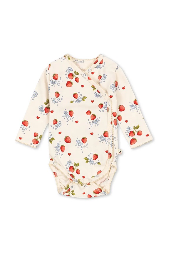 Konges Sløjd body bebe BASIC LS NEWBORN BODY GOTS Produs pentru bebe bej KS102243