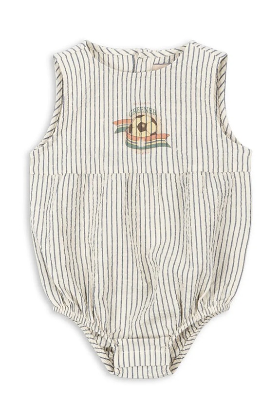 Konges Sløjd body ELLIOT ROMPER GOTS Planet friendly blu KS103065
