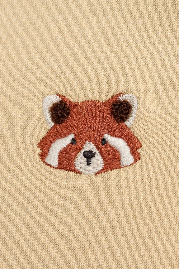 Otroški bombažni romper Donsje Adriaen Playsuit Red Panda bež 3035602