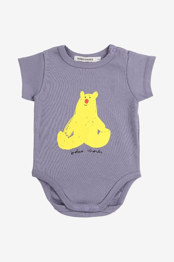 Bobo Choses body niemowlęce Hug Me Bear Produkt niemowlęcy niebieski 125AB005