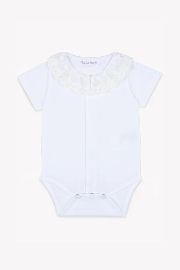 Tartine et Chocolat body din bumbac pentru bebelusi alb CA11000.80.86