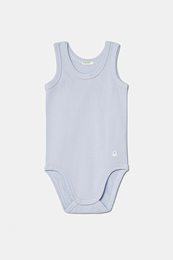 United Colors of Benetton body bawełniane niemowlęce 3-pack 3GI70B136.W.Reprop.PPYA niebieski SS25