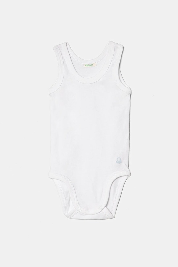 Chłopiec United Colors of Benetton body bawełniane niemowlęce 3-pack 3GI70B136.W.Reprop.PPYA niebieski