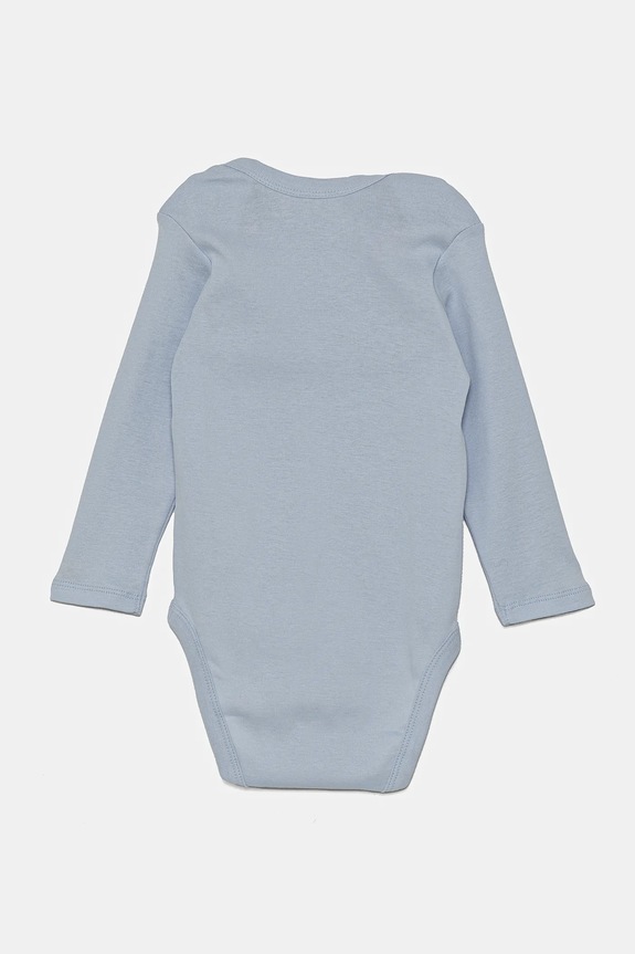 United Colors of Benetton body bawełniane niemowlęce 3-pack niebieski 3GI70B089.W.Reprop.PPYA