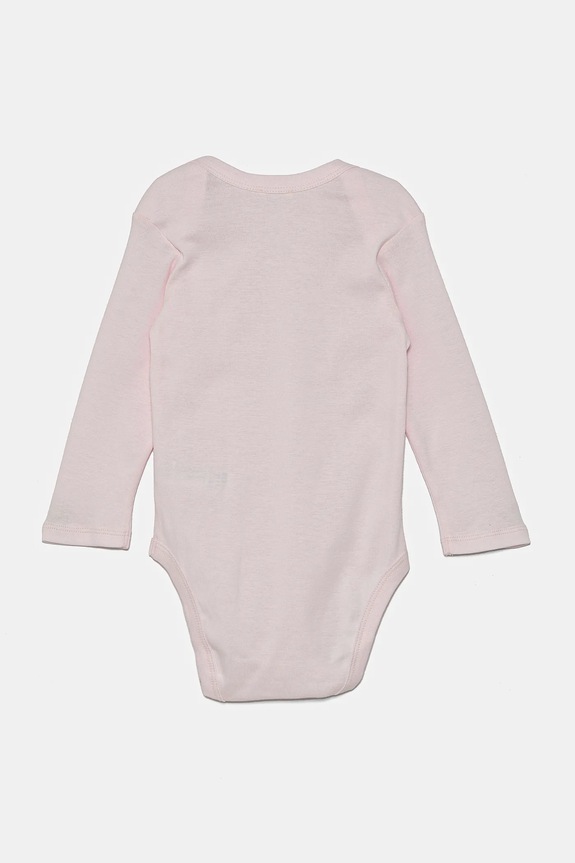 United Colors of Benetton body din bumbac pentru bebelusi 3-pack roz 3GI70B089.W.Reprop.PPYA