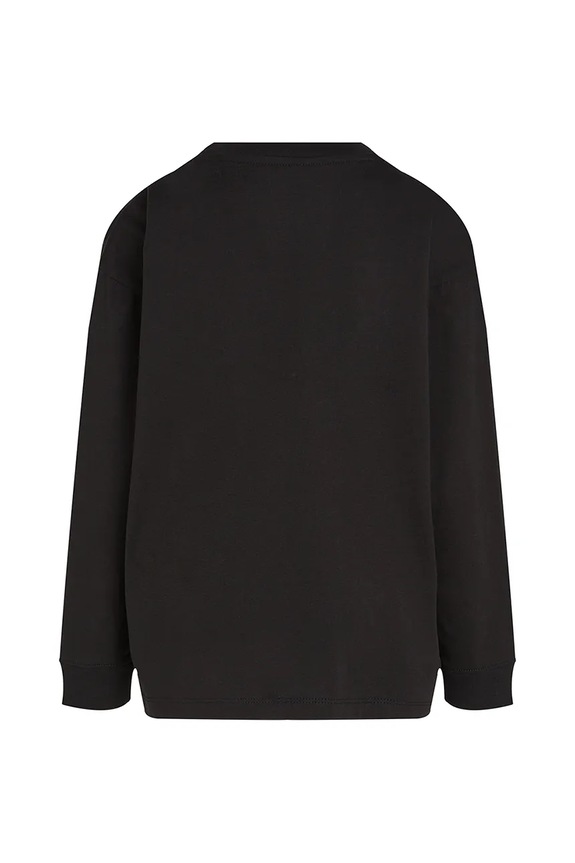 BIMBO Calvin Klein Jeans longsleeve in cotone bambino/a IB0IB02354.PPYA nero