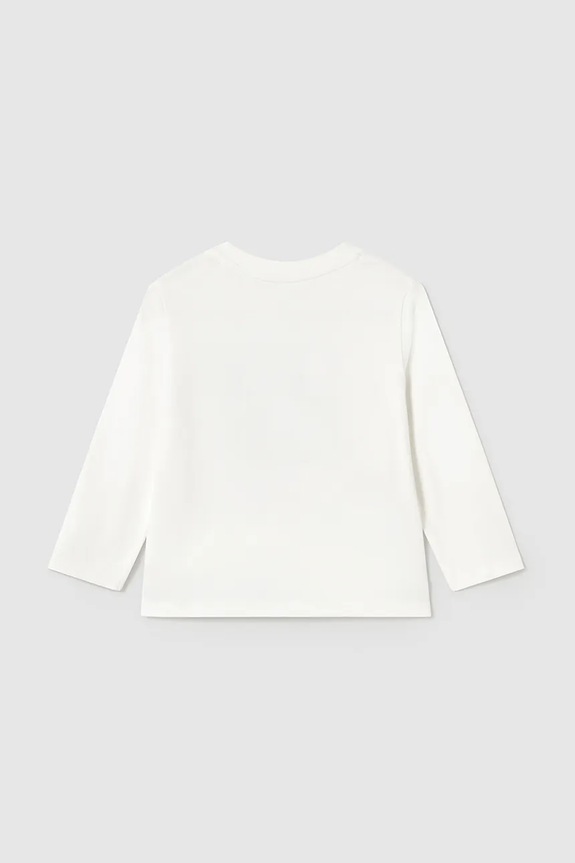 Mayoral longsleeve in cotone noenati 1068.3F.Baby.PPYA beige SS25