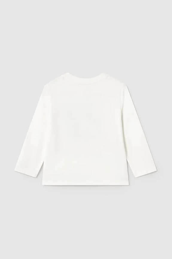 Mayoral longsleeve in cotone noenati 1068.3F.Baby.PPYA beige SS25