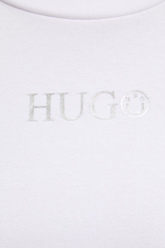 Tričko s dlhým rukávom Hugo Blue 50537288 biela