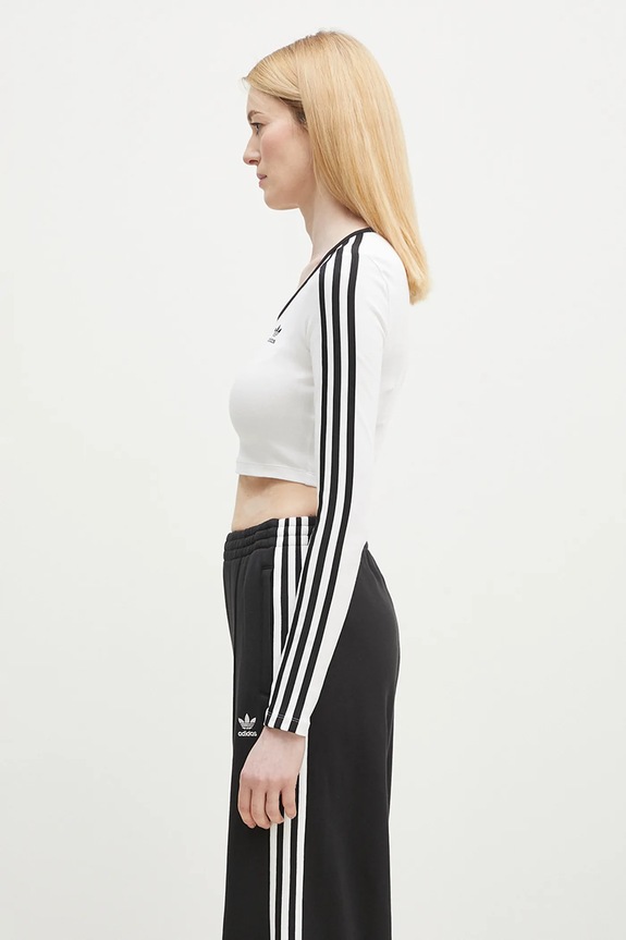 adidas Originals longsleeve shirt 3S LS CROP JD4625 white SS25