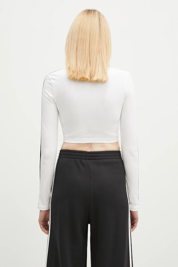 Clothing adidas Originals longsleeve shirt 3S LS CROP JD4625 white