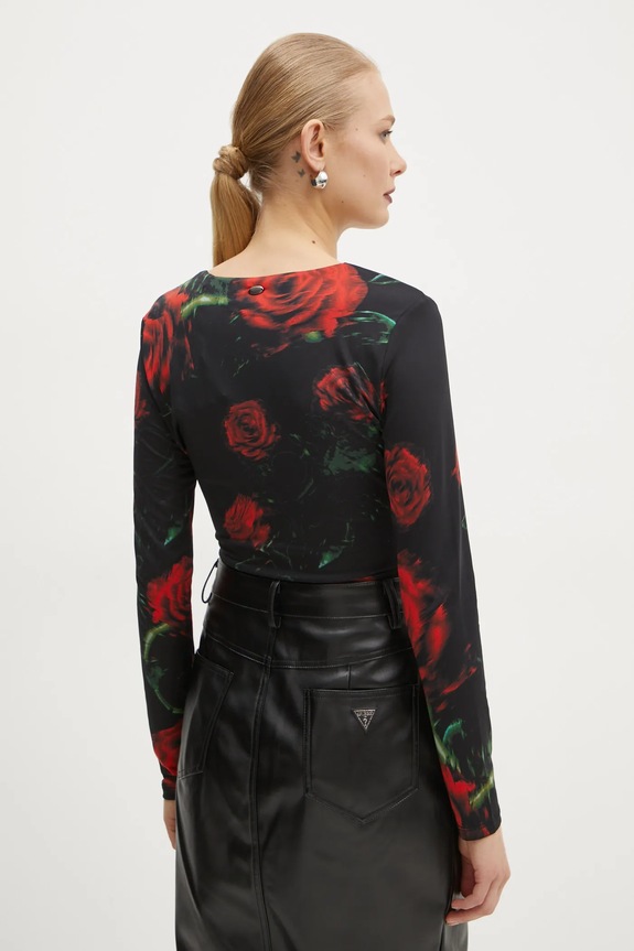 Ρούχα Κορμάκι Guess BIANCA W5RP26.KCMI2 μαύρο