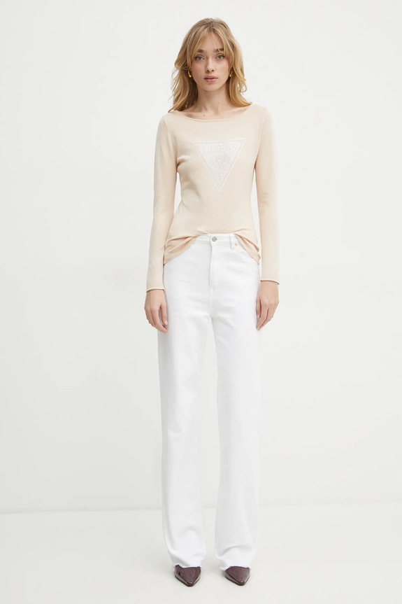 Sveter Guess ELIZA W5RR01.Z2YK2 béžová SS25