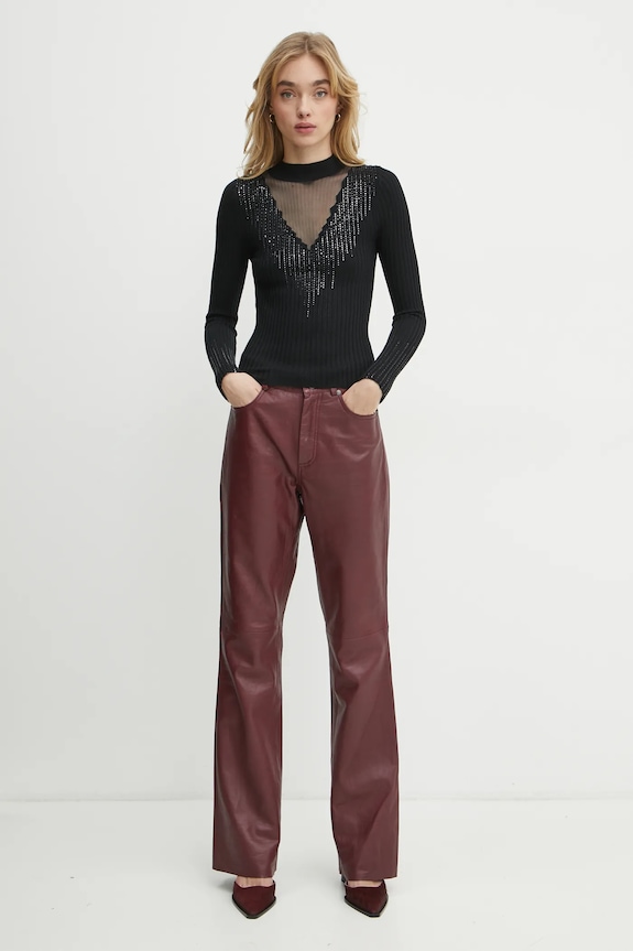 Guess pulóver ALICE W5RR15.Z2Y50 fekete SS25