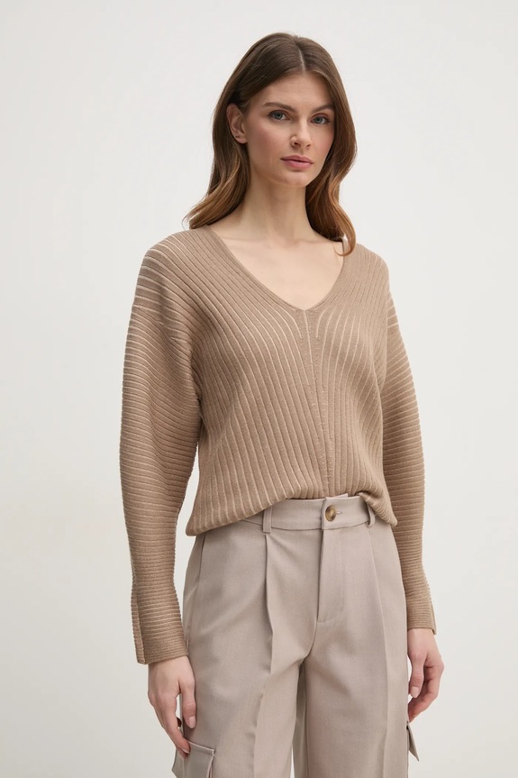 Dkny sweter pozostałe beżowy P4KSAL67