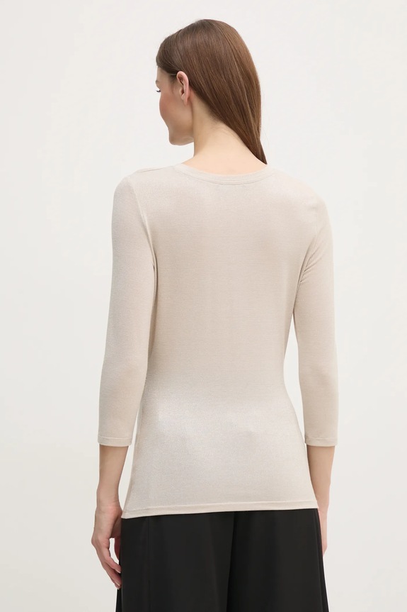 Oblačila Majica z dolgimi rokavi OUI 91158 bež