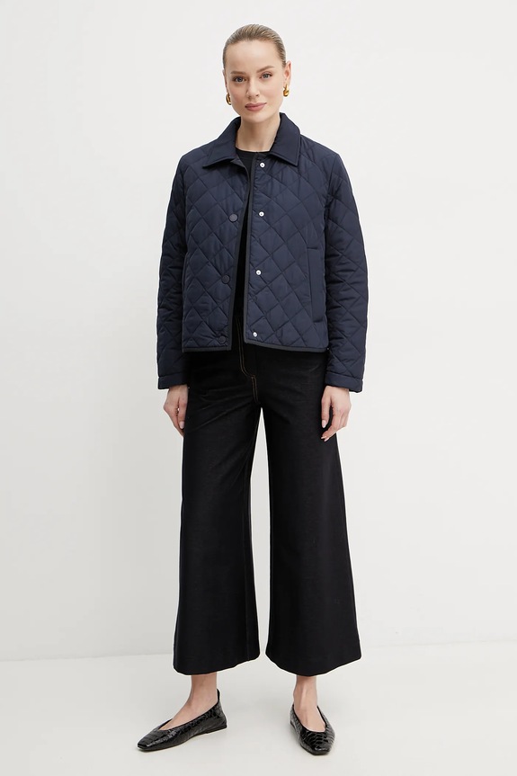Tričko s dlhým rukávom MM by Max Mara 2516941077600 tmavomodrá SS25