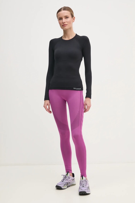 Majica dugih rukava za trening Hummel Clea 214533 crna SS26