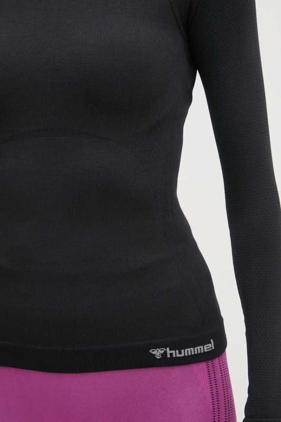 Majica dugih rukava za trening Hummel Clea 214533 crna