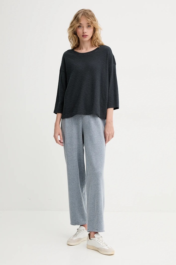 American Vintage hosszú ujjú YRU02AE25 sötétkék SS25