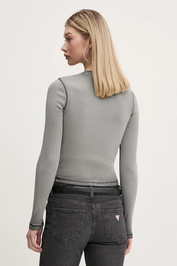 Oblečenie Tričko s dlhým rukávom Guess Originals W5RP40.KA0H1 sivá