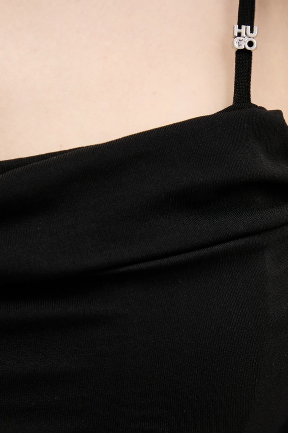 Μπλουζάκι HUGO 50537142 μαύρο