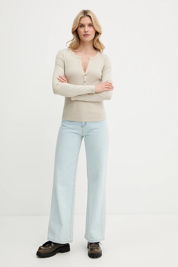G-Star Raw hosszú ujjú D26140.D968 bézs AW25