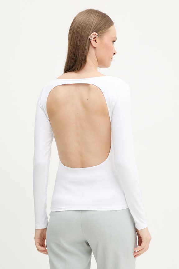 Ρούχα Μακρυμάνικο Hollister Co. KI339.5068.100 λευκό