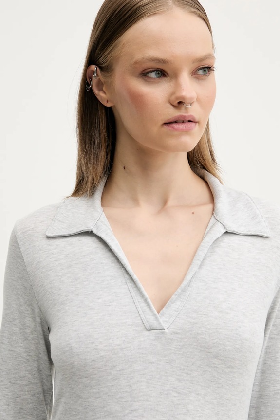 Μακρυμάνικο Abercrombie & Fitch γκρί KI139.5208.112