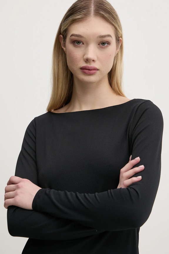 Blúzka Abercrombie & Fitch čierna KI139.5210.900
