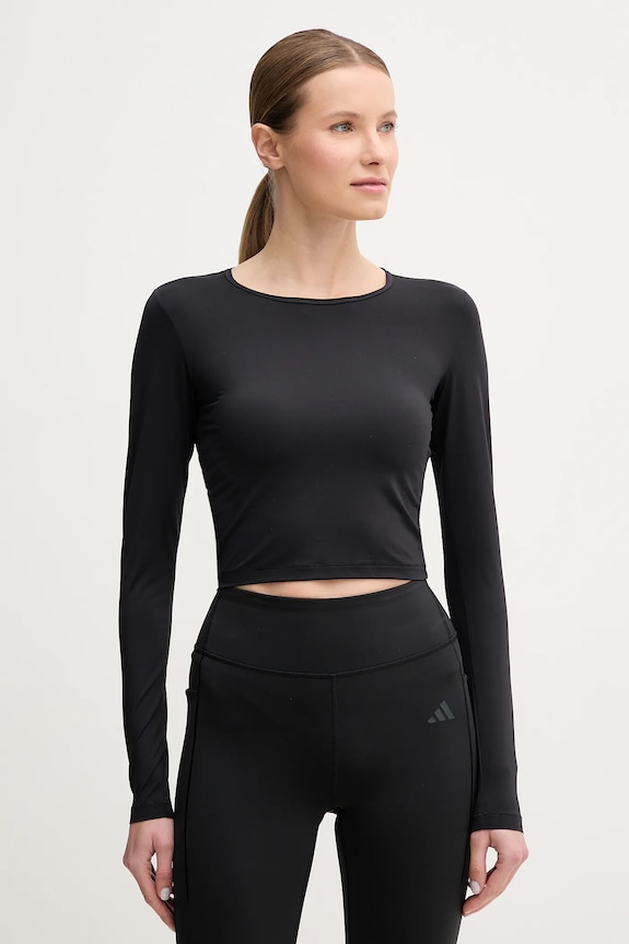 Μακρυμάνικο Casall με ελαστάν μαύρο 24231.