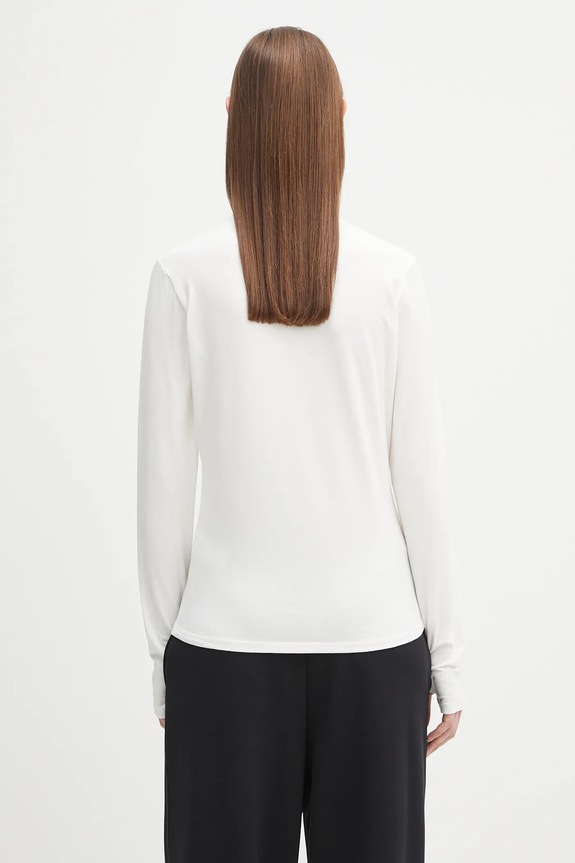 Одежда Лонгслив Pangaia Cotton-Stretch Long-Sleeved Top 10002429 белый