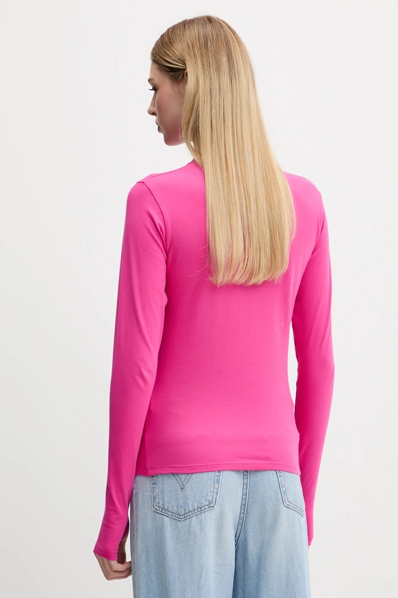 Одежда Лонгслив Pangaia Cotton-Stretch Long-Sleeved Top 10002429 розовый