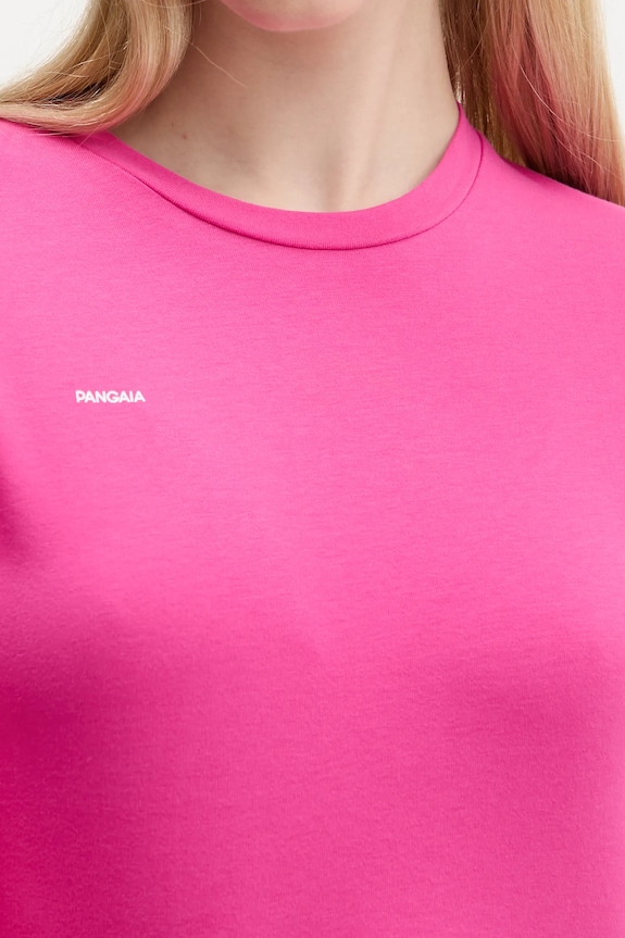 Лонгслив Pangaia Cotton-Stretch Long-Sleeved Top розовый 10002429