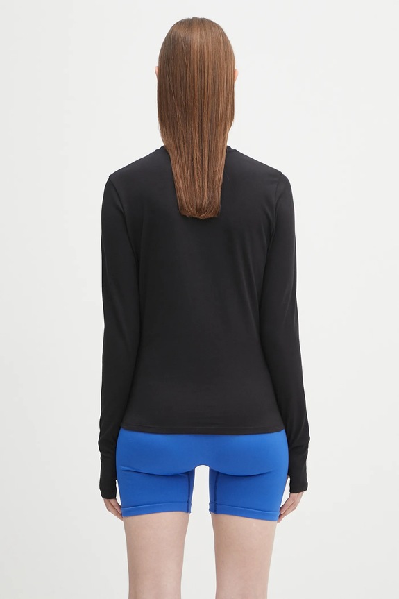 Clothing Pangaia longsleeve shirt Cotton-Stretch Long-Sleeved Top 10002429 black