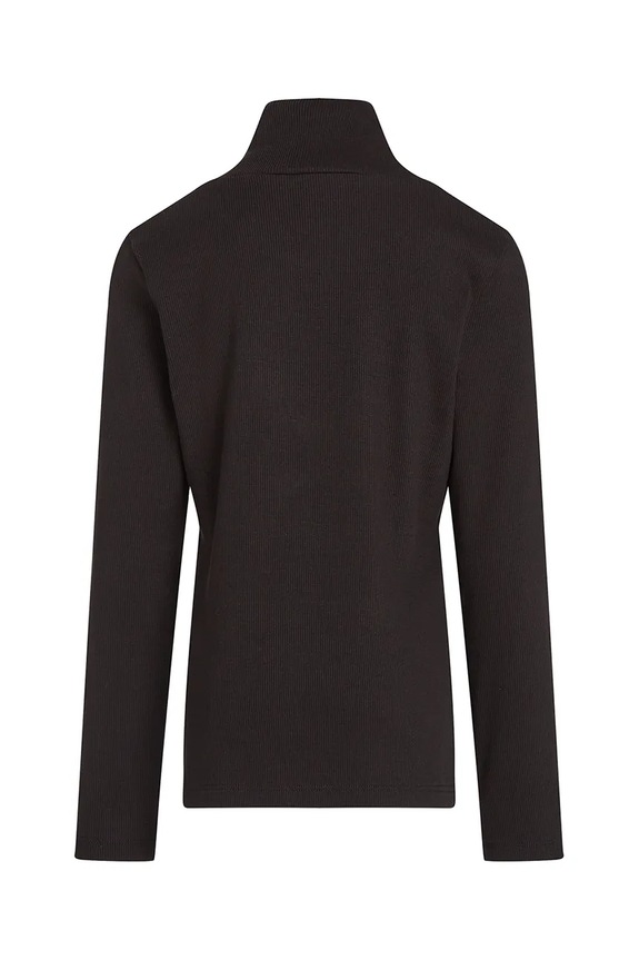 Dziewczynka Calvin Klein Jeans longsleeve dziecięcy IG0IG02808.PPYA czarny