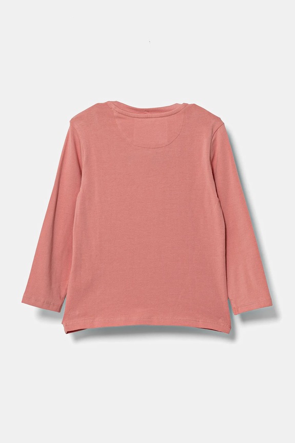Calvin Klein Jeans longsleeve dziecięcy IN0IN00005.G.PPYA różowy SS25